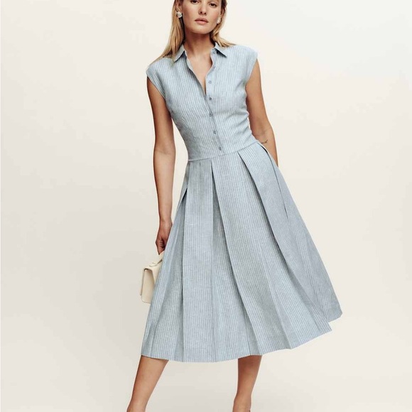 Reformation | Prim Linen Dress - Picture 1 of 6